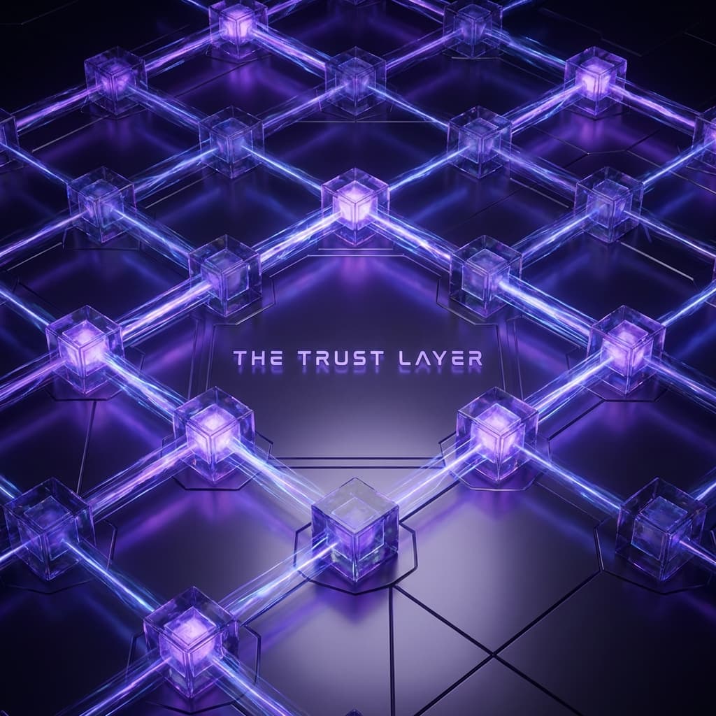 Blockchain Network Background